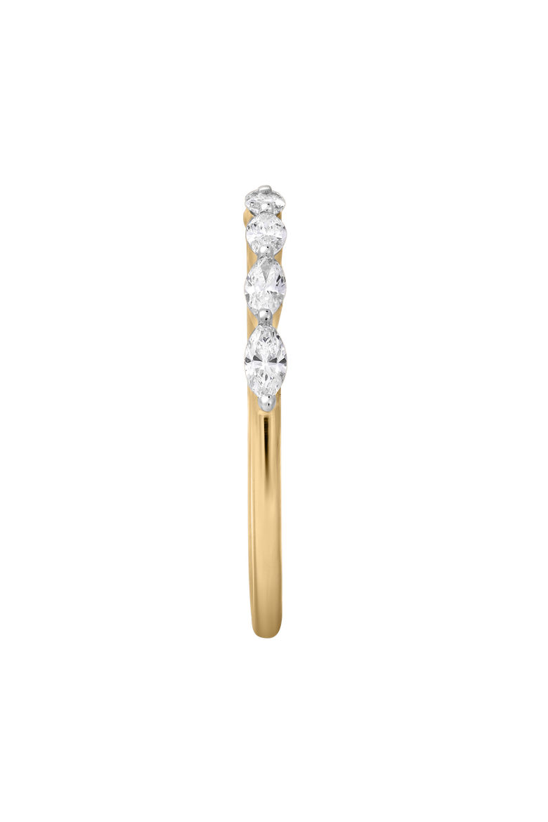 Serelyn 14K Gold 0.35 Ct Marquise Lab Grown Diamond Band Ring, Alternate, color, 14K Yellow Gold