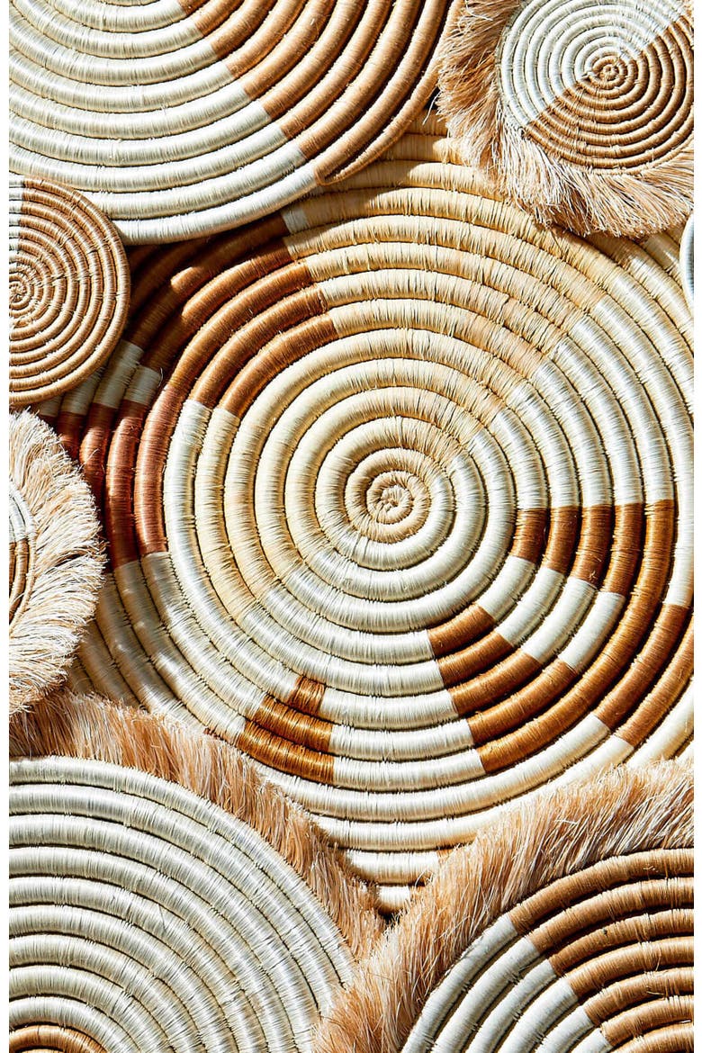 Akeza Placemat in White, Alternate, color, Cream and Natural