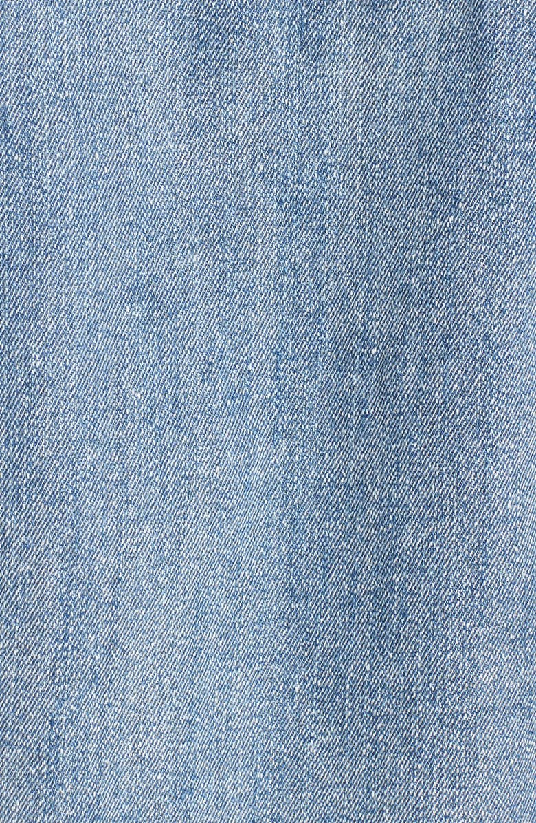 Love, Fire Distressed Denim Jacket, Alternate, color, 