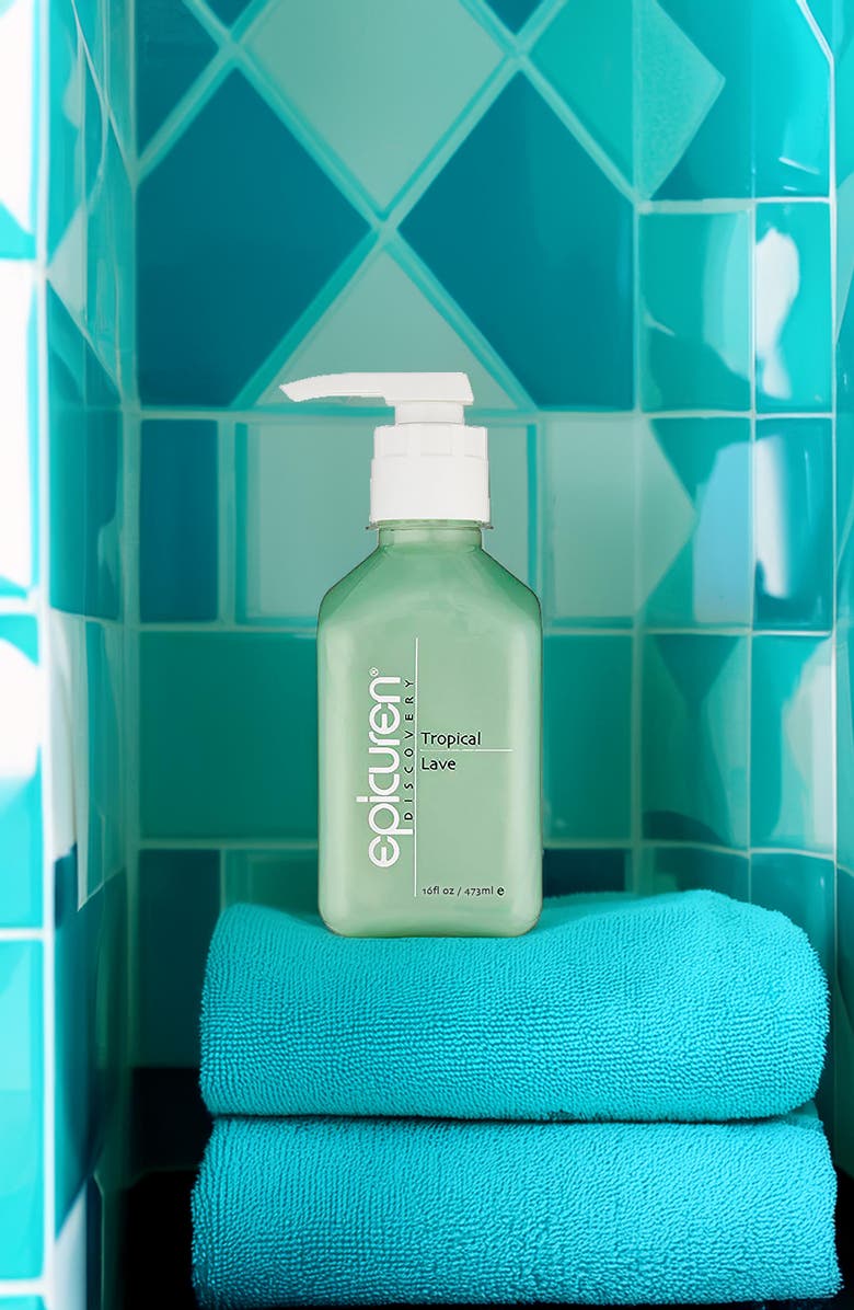 Epicuren Discovery Tropical Lave Body Cleanser - green, Alternate, color, 16Oz
