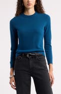 Nordstrom Shrunken Cashmere Crewneck Sweater