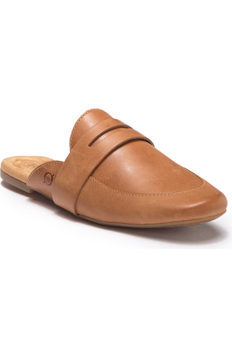 Børn Cayo Leather Penny Loafer Mule, Alternate, color,