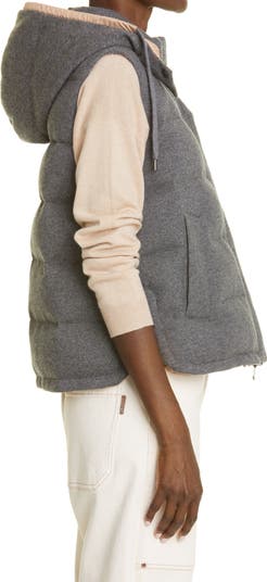 Brunello Cucinelli Reversible Down Puffer Vest | Nordstrom