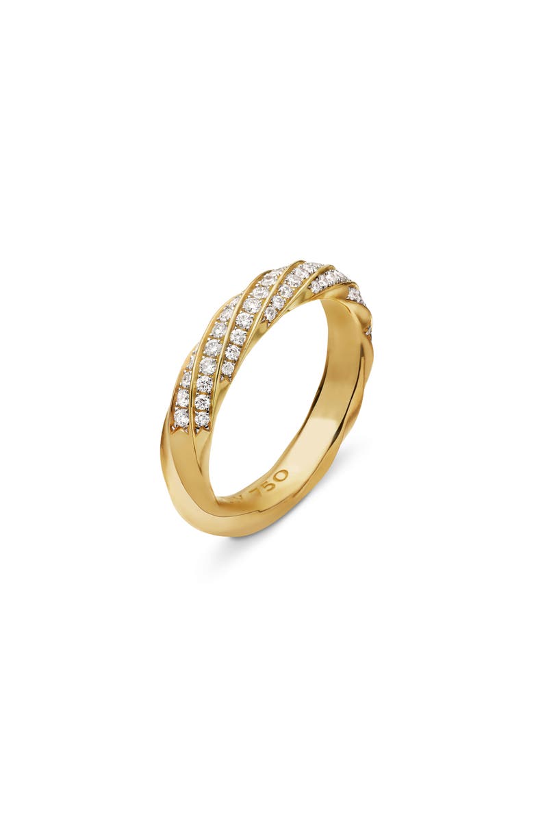 David Yurman Cable Edge Band Ring, Alternate, color, 18K Gold Recycled