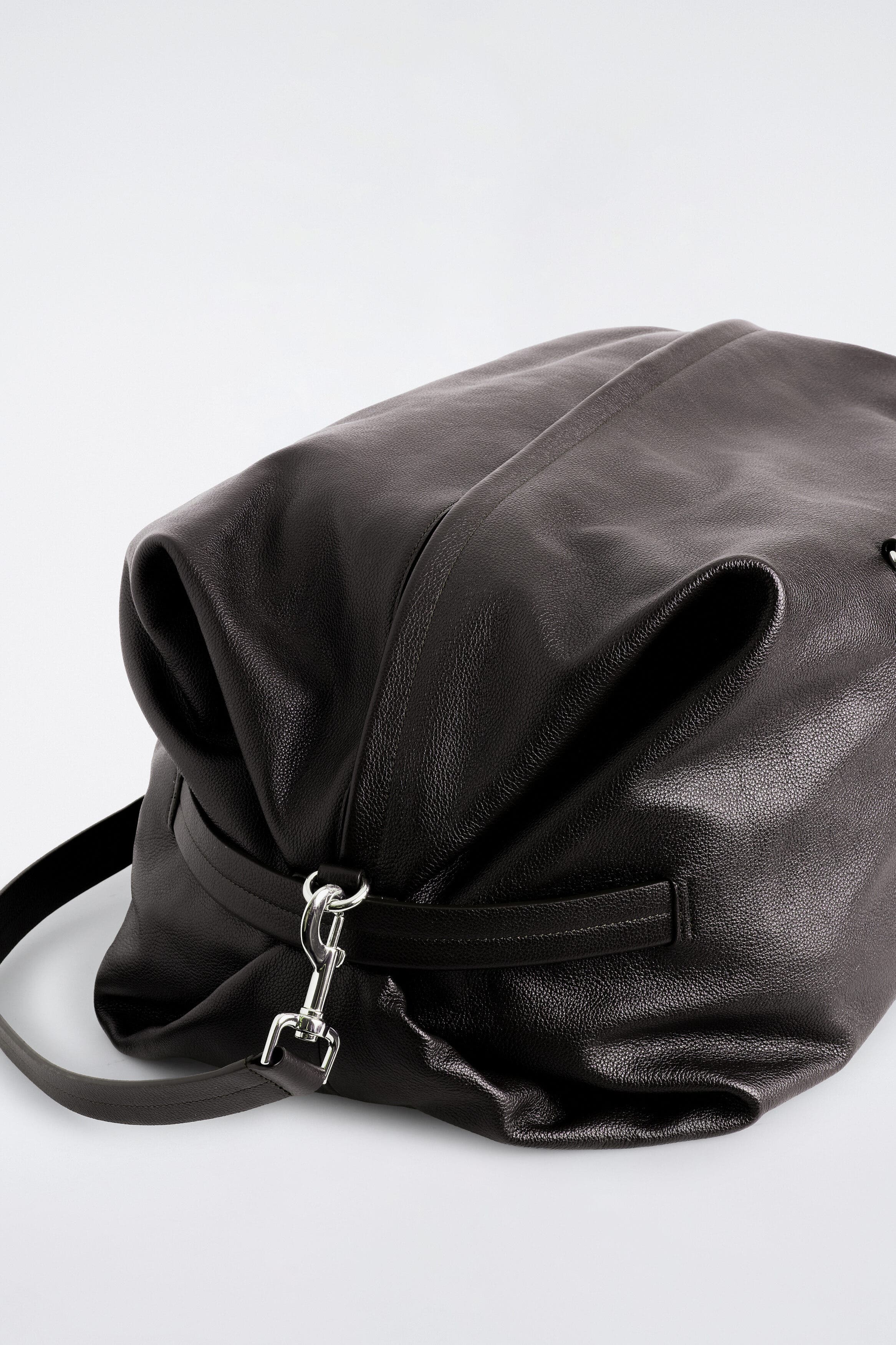 Departure Duffle Bag - Leather, Alternate, color, BROWN