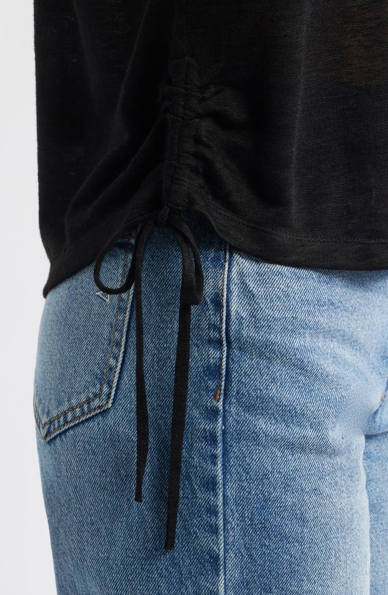 CITY BLUES Side Tie Knit Top, Alternate, color, 