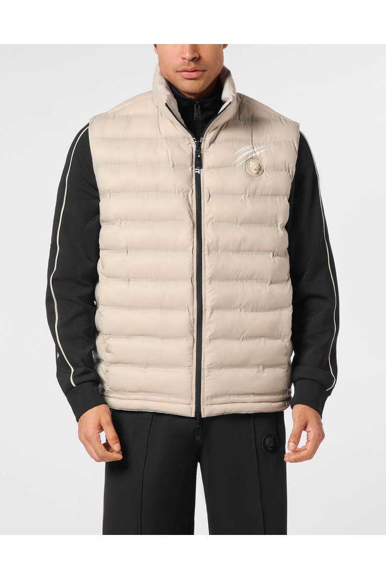 Short Vest Men, Main, color, beige