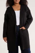 BY DESIGN Andrea Hoodie Open Front Jacket