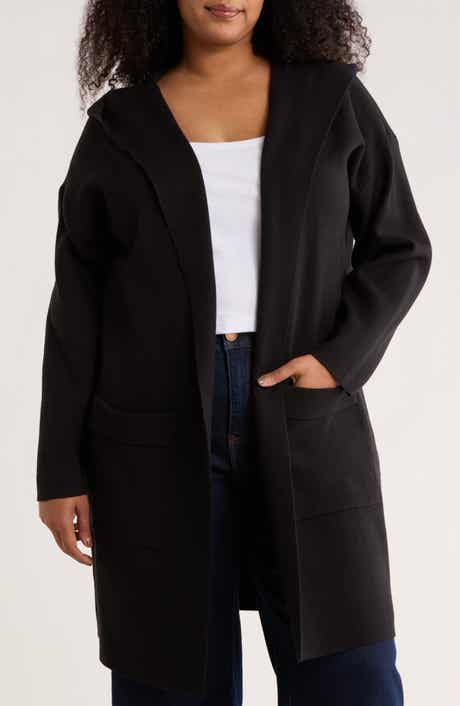 BY DESIGN Andrea Hoodie Open Front Jacket