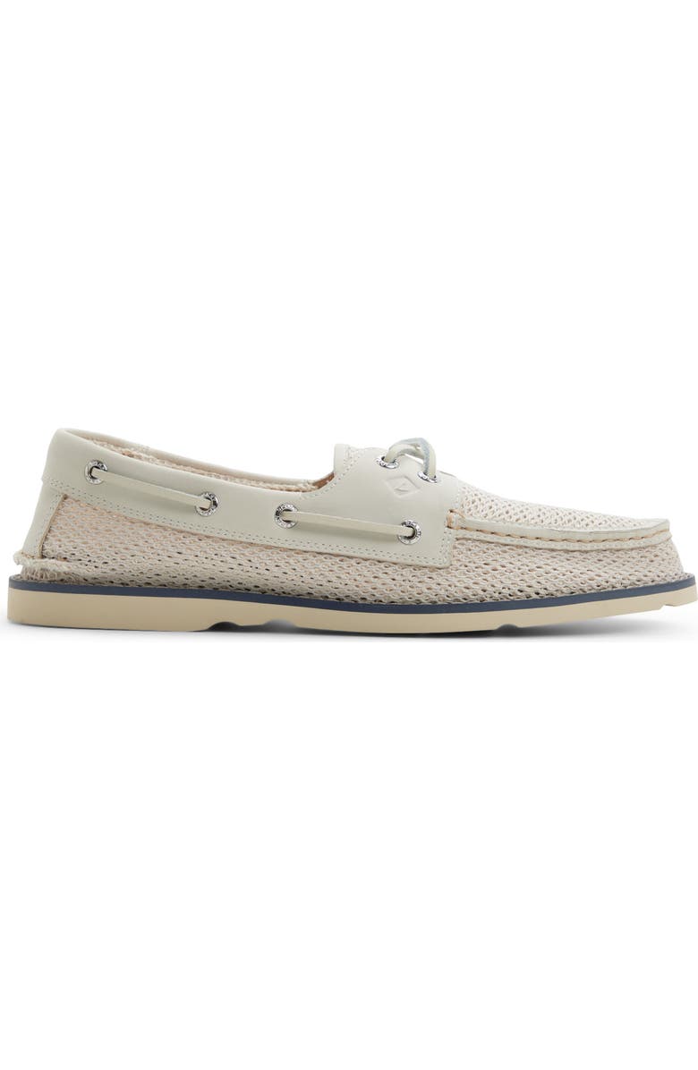 Sperry Ripple Resort Boat Shoe, Alternate, color, White