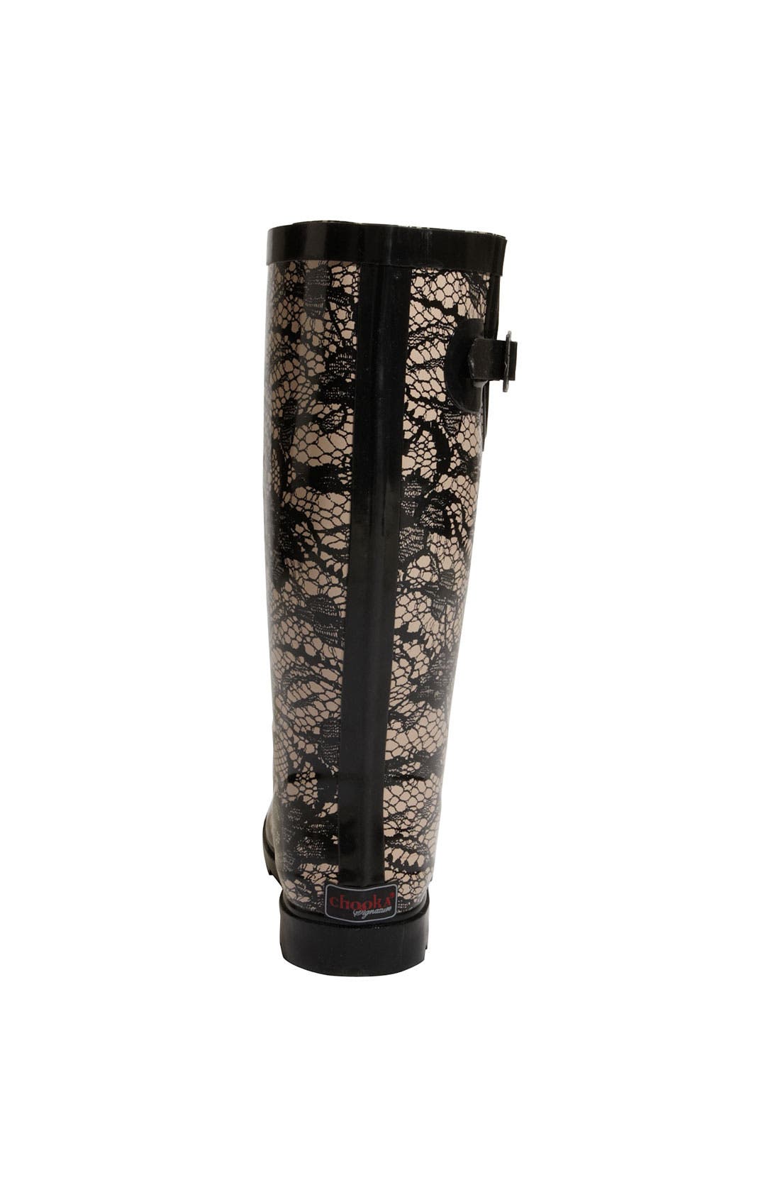 Signature 'Lacy Lace' Rain Boot, Alternate, color, CREAM