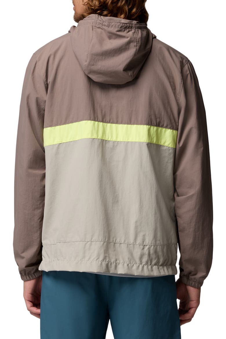 Spire Valley Water Repellent Windbreaker, Alternate, color, IRON/ FLINT GREY/ NEON LIGHT