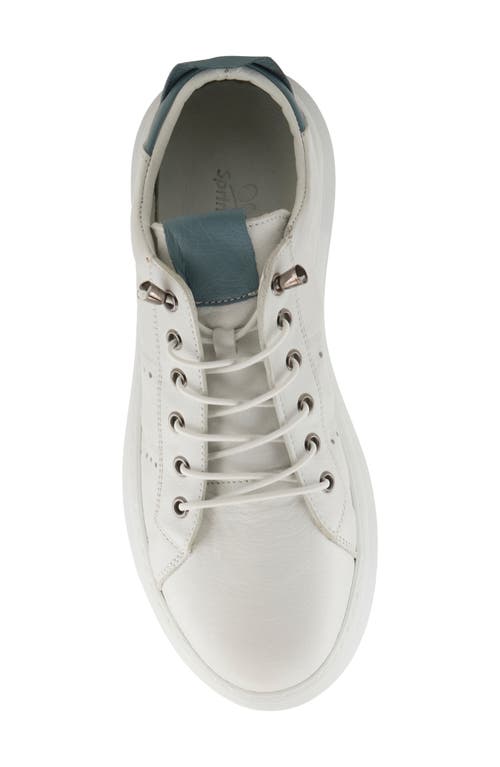 Spring Step France Sneaker In Blue Multi
