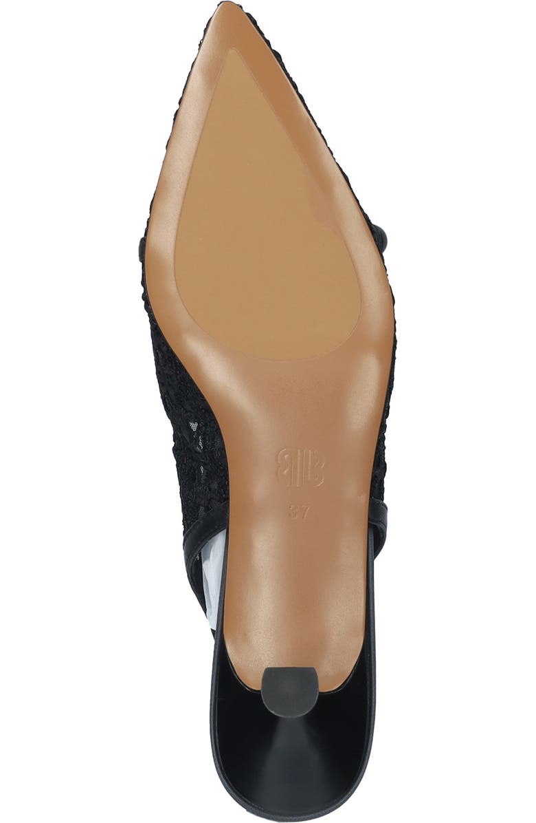 Bibi Lou Briar Slingback Pointed Toe Pump, Alternate, color, Nero