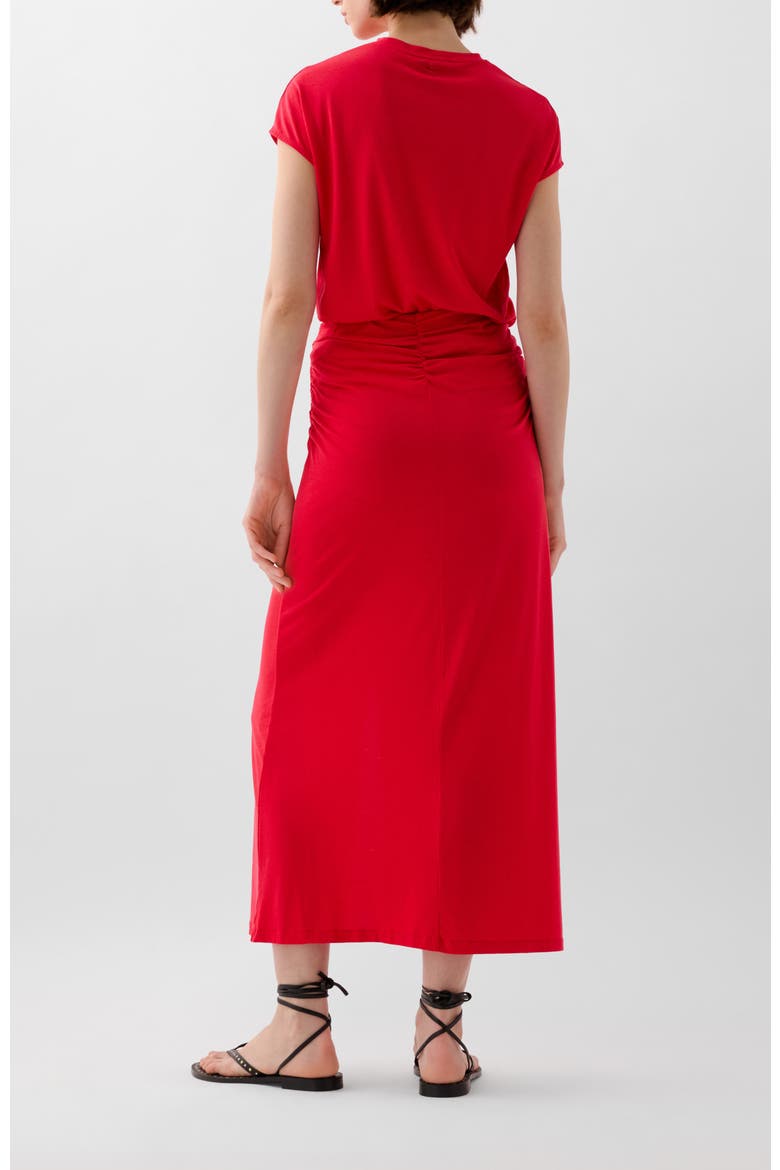 Ic Wrap Skirt, Alternate, color, Red