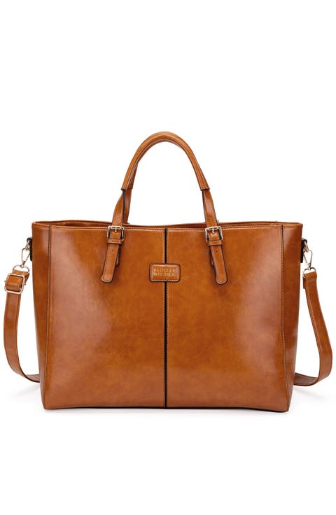 Julia Vegan Leather Weekender Duffel Bag