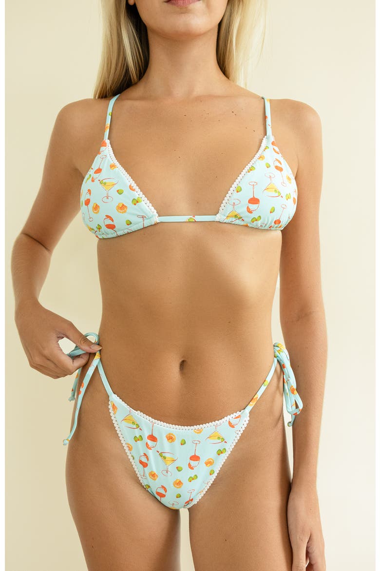 Valentina Cheeky Bikini Bottom, Alternate, color, Spritz
