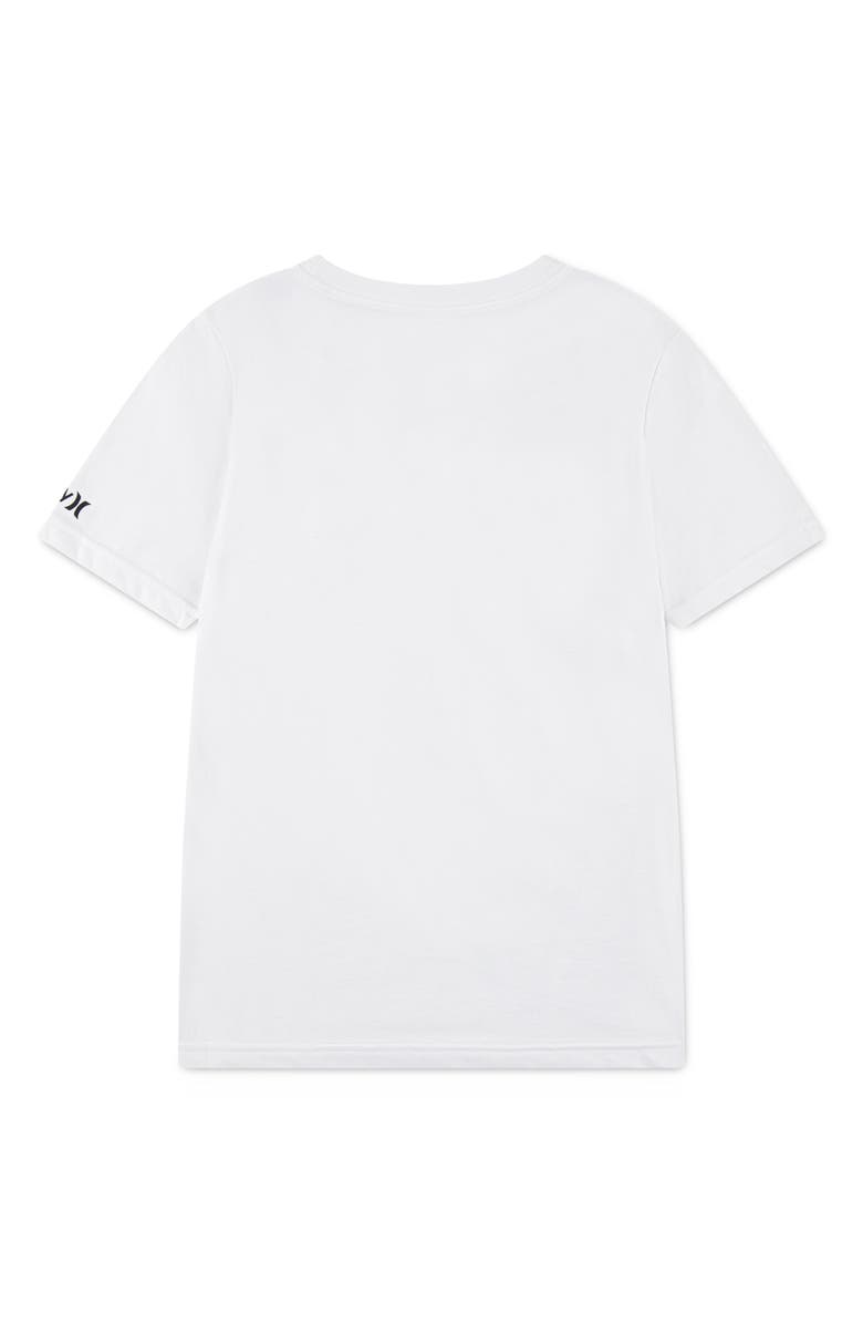 Hurley Kids' Utopia Graphic T-Shirt, Alternate, color, White