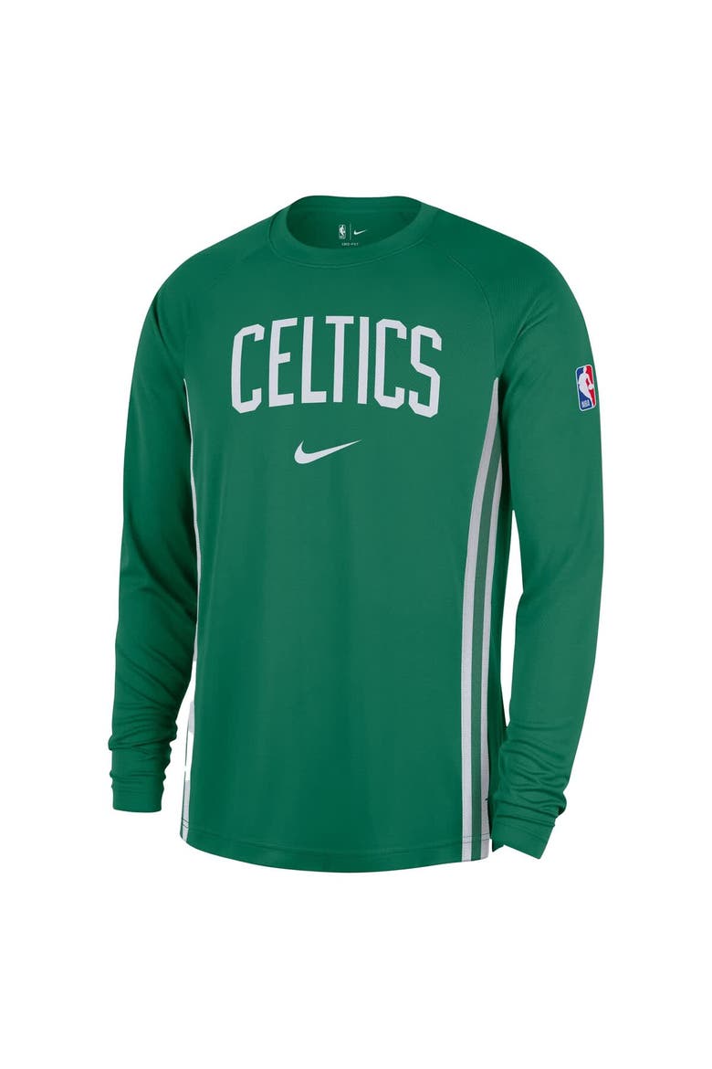 Men's Nike Kelly Green Boston Celtics 2025/26 Authentic Pre-Game Legend Dri-FIT Long Sleeve Shooting Shirt, Alternate, color, Kelly Green