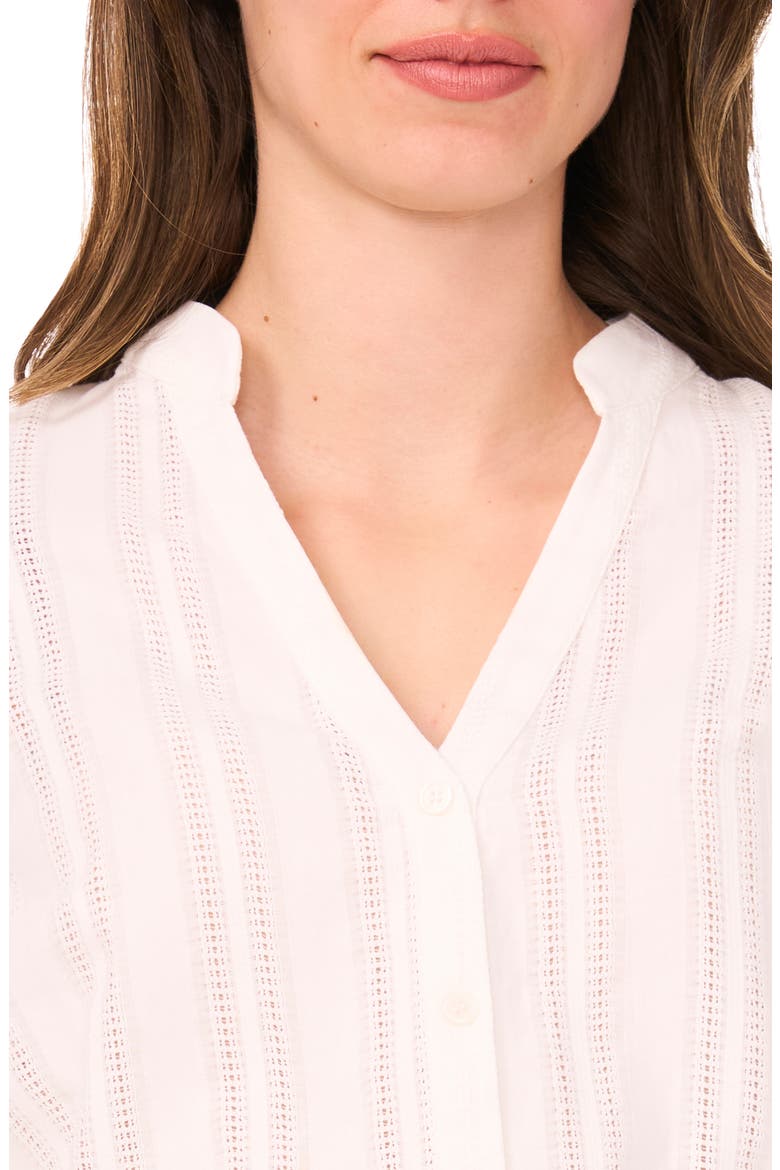 Cotton Button-Up Top, Alternate, color, BRIGHT WHITE