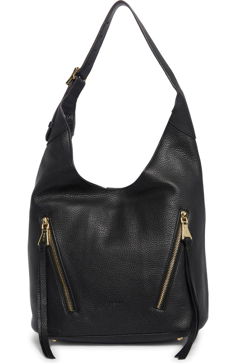 AIMEE Delta Shoulder Bag, Main, color, Black
