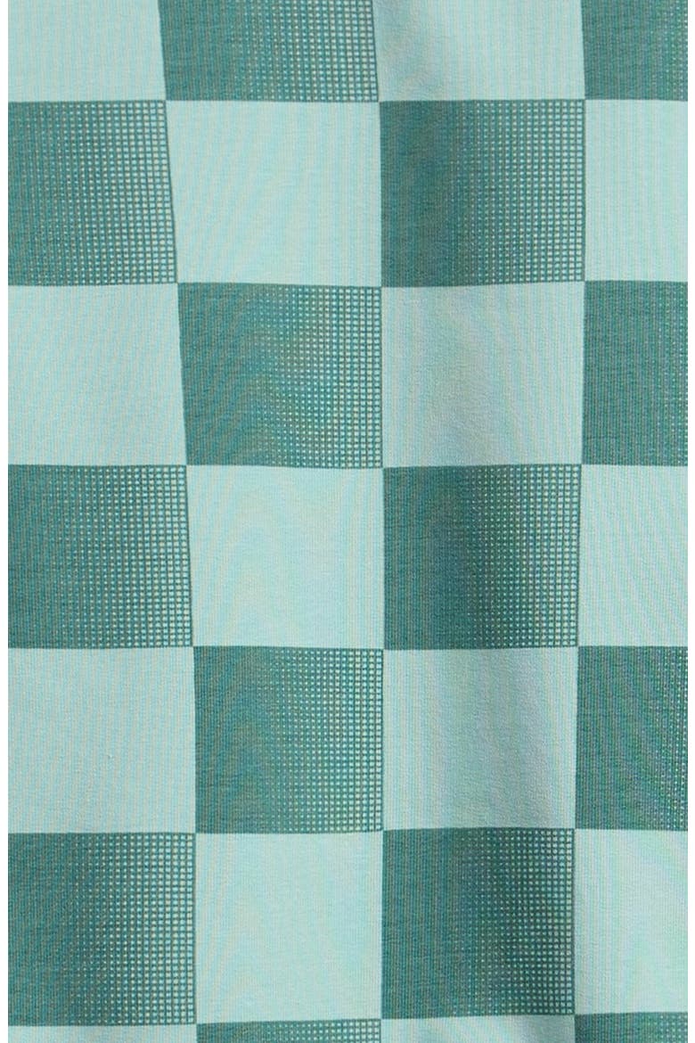 Kids' Plaid Checkerboard Stretch Cotton Sweatshirt, Alternate, color, LIGHT TURQUOISE
