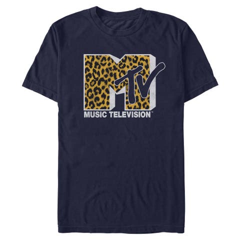 Men's MTV Retro Cheetah Print Icon  Graphic T-Shirt