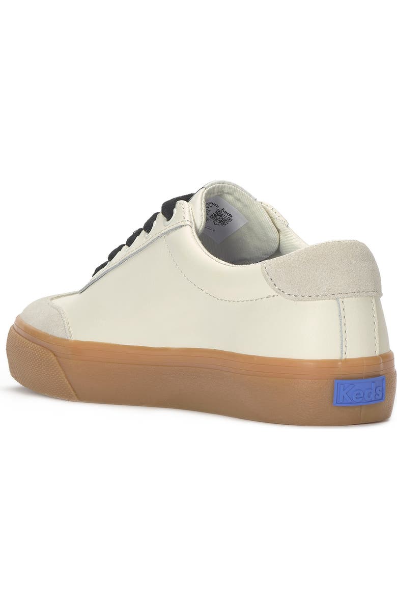 Keds<sup>®</sup> Jump Kick T-Toe Sneaker, Alternate, color, Egret/ Oatmeal