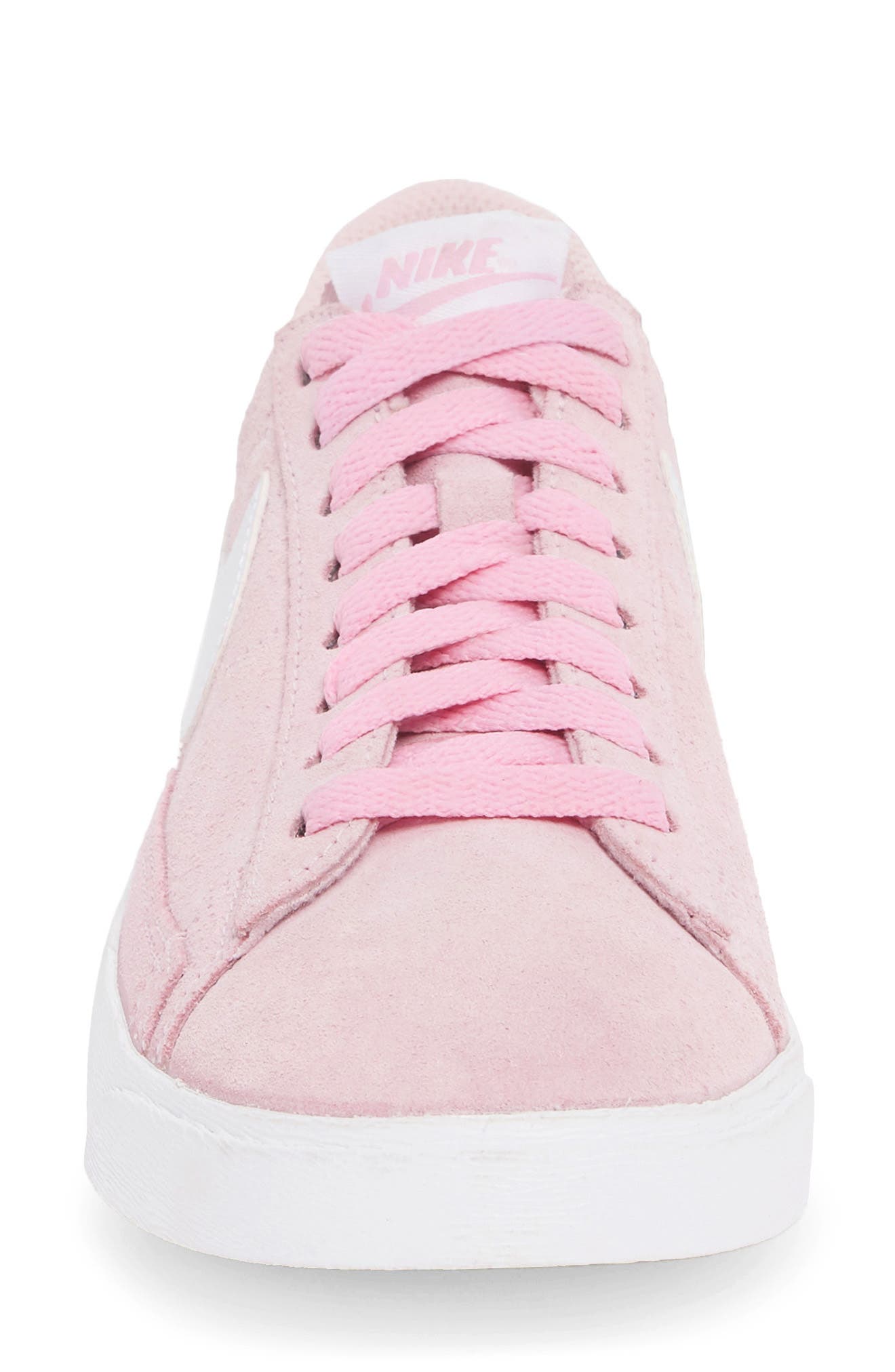 Blazer Low Sneaker, Alternate, color, PINK FOAM / WHITE/ WHITE
