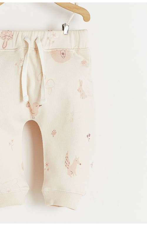 Babycottons Tree Printed Jogger In Multicolor