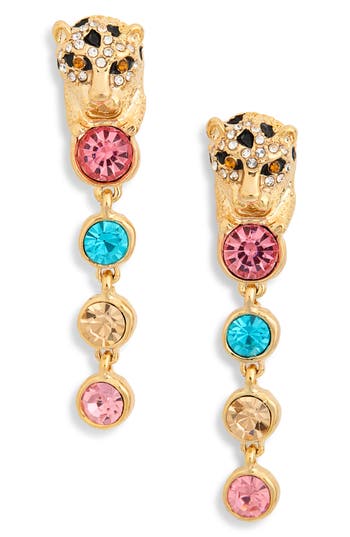 Eye Candy Los Angeles Lacey Cubic Zirconia Linear Drop Earrings