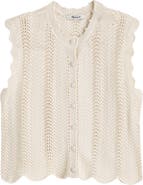 Madewell Wavy Knit Button-Up Shell