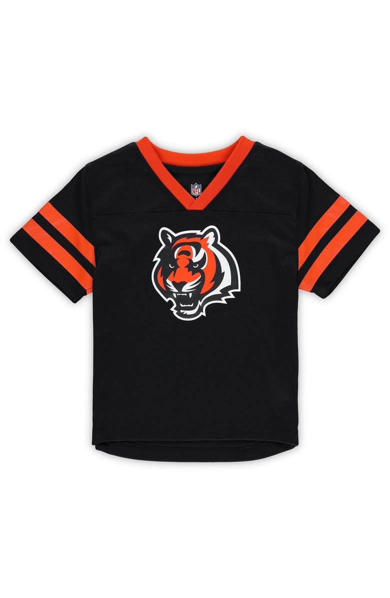 Outerstuff Toddler Cincinnati Bengals T-Shirt & Pants Set, Alternate, color, Black