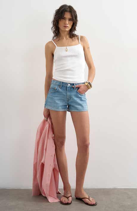 Ultrashort Denim Shorts