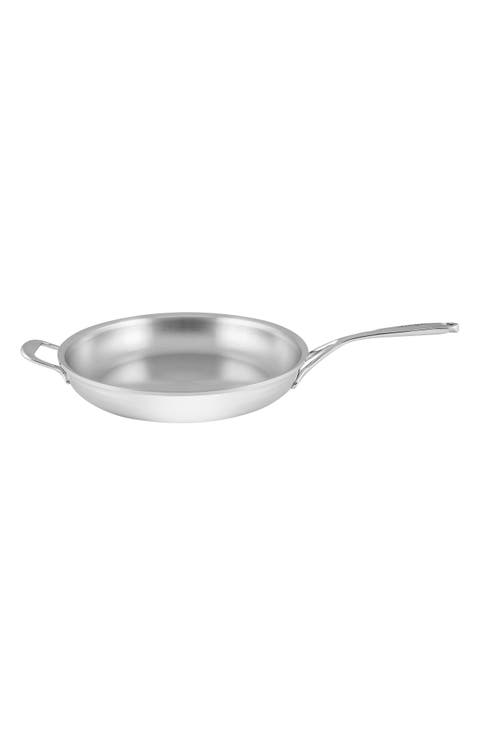 Atlantis Proline 12.6-Inch Stainless Steel Fry Pan