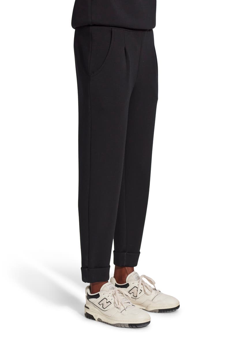 The Rolled Cuff 25-Inch Pants, Alternate, color, BLACK
