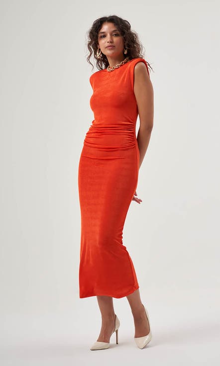 MZL Sleeveless Gathered Dress