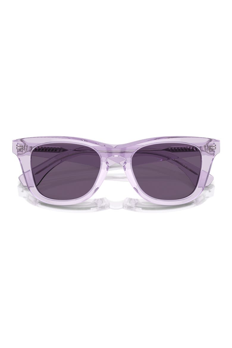 Kids' 46mm Small Square Sunglasses, Alternate, color, LILAC / VIOLET