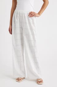 Faithfull the Brand Mora Broderie Anglaise Wide Leg Pants