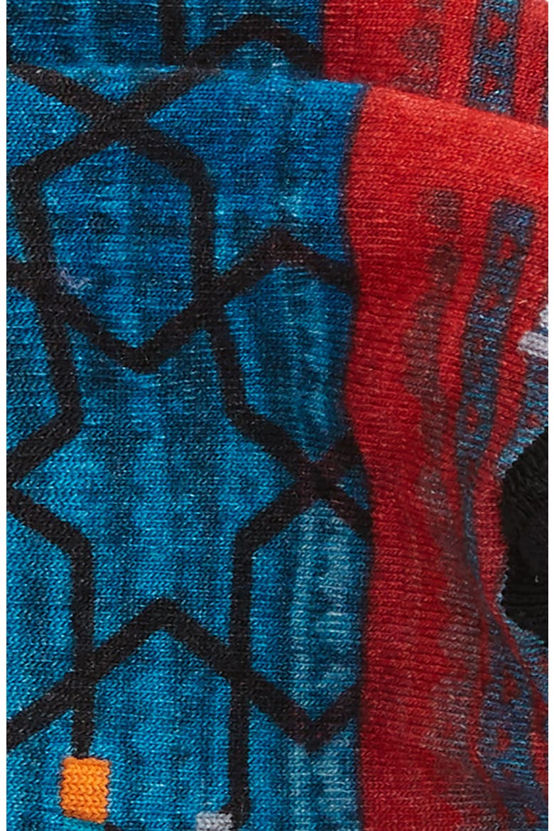 Curated Burgess Creek No-Show Socks, Alternate, color, CRIMSON