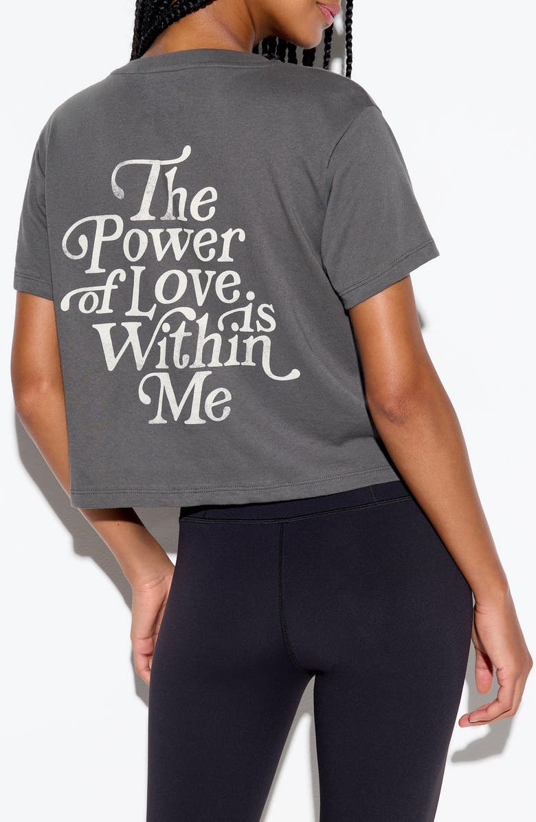 Spiritual Gangster Power of Love Mercury Crop T-Shirt, Alternate, color, Vintage Black