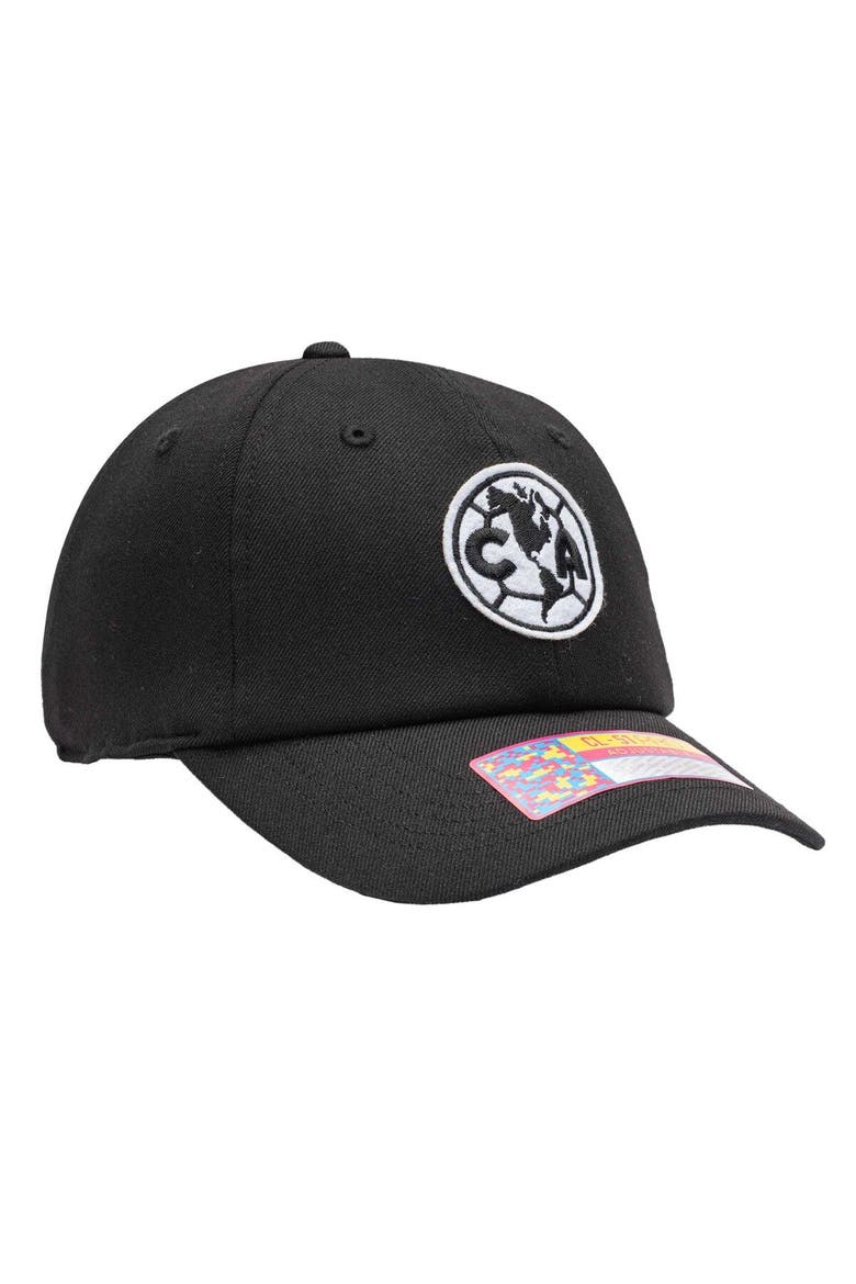 Men's Black Club America Berkeley Classic Adjustable Hat, Alternate, color, Black