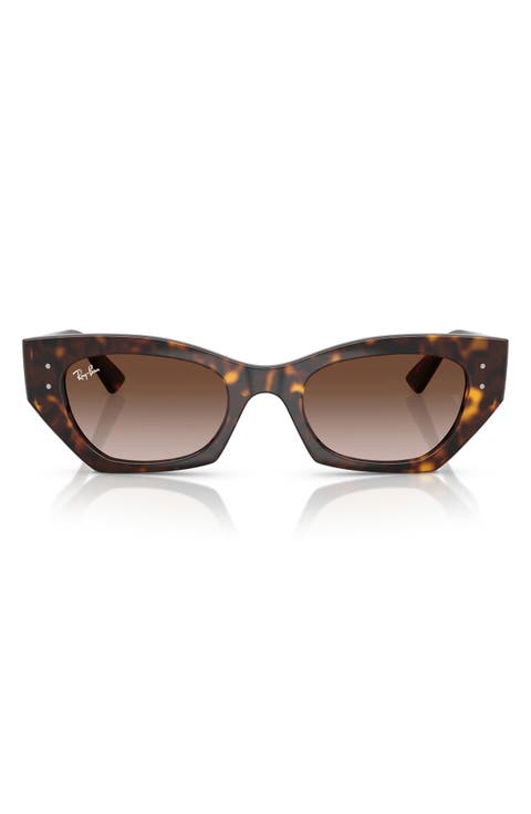 Zena 49mm Irregular Butterly Sunglasses