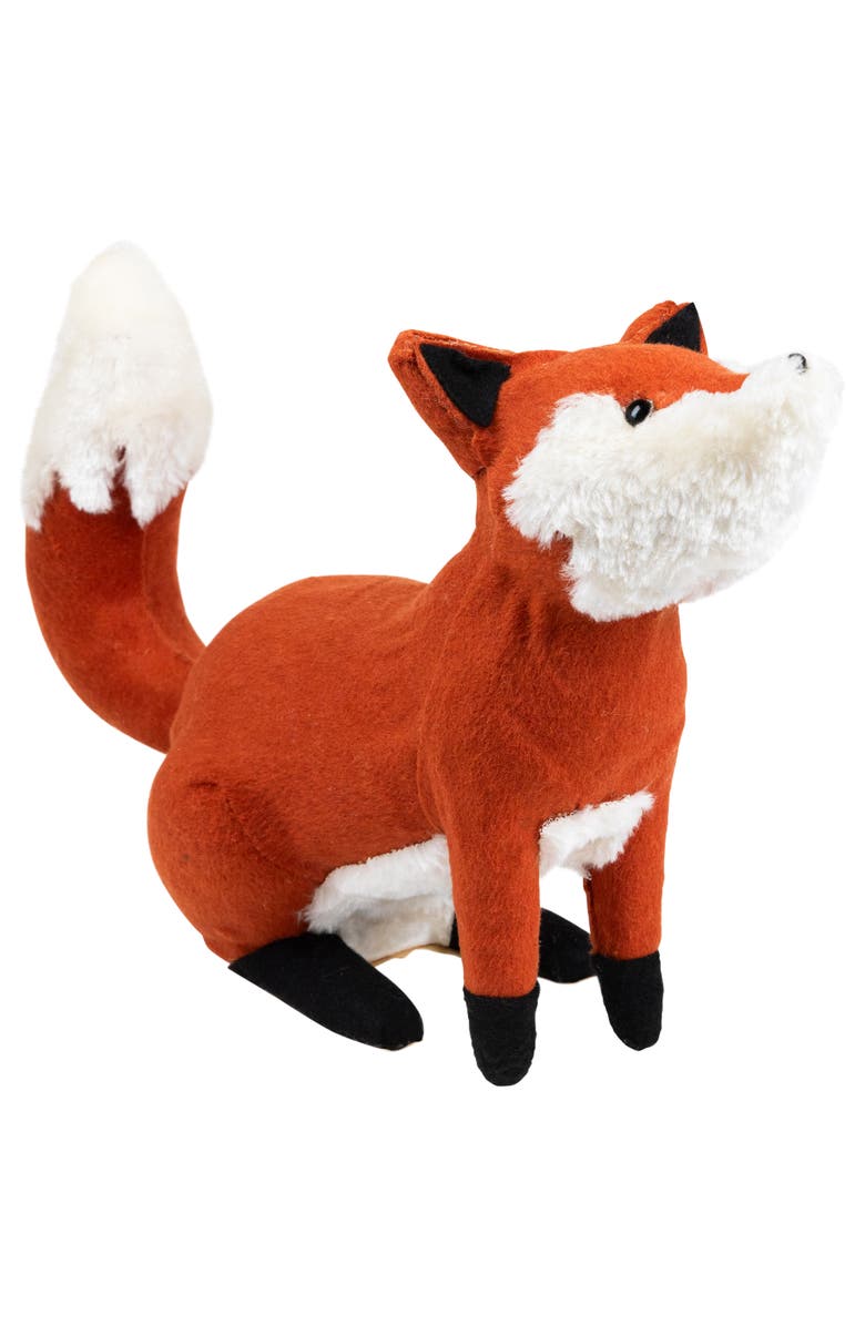 Northlight Plush Autumn Harvest Sitting Fox Figure - 15.75", Main, color, 