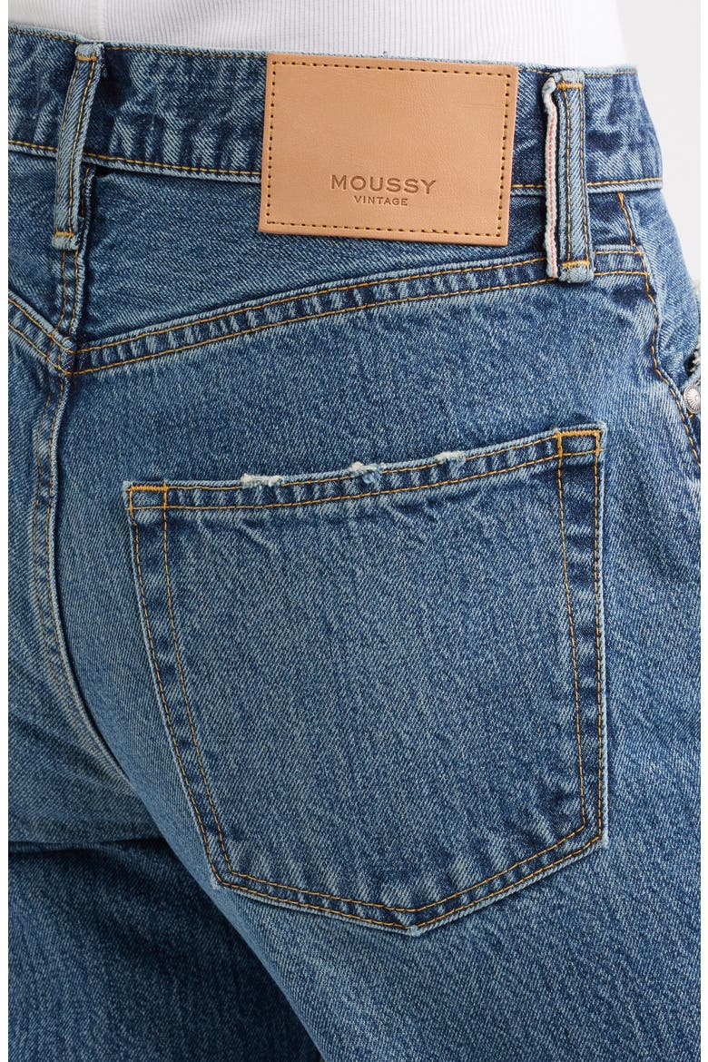 Prescott High Waist Straight Leg Jeans, Alternate, color, BLUE