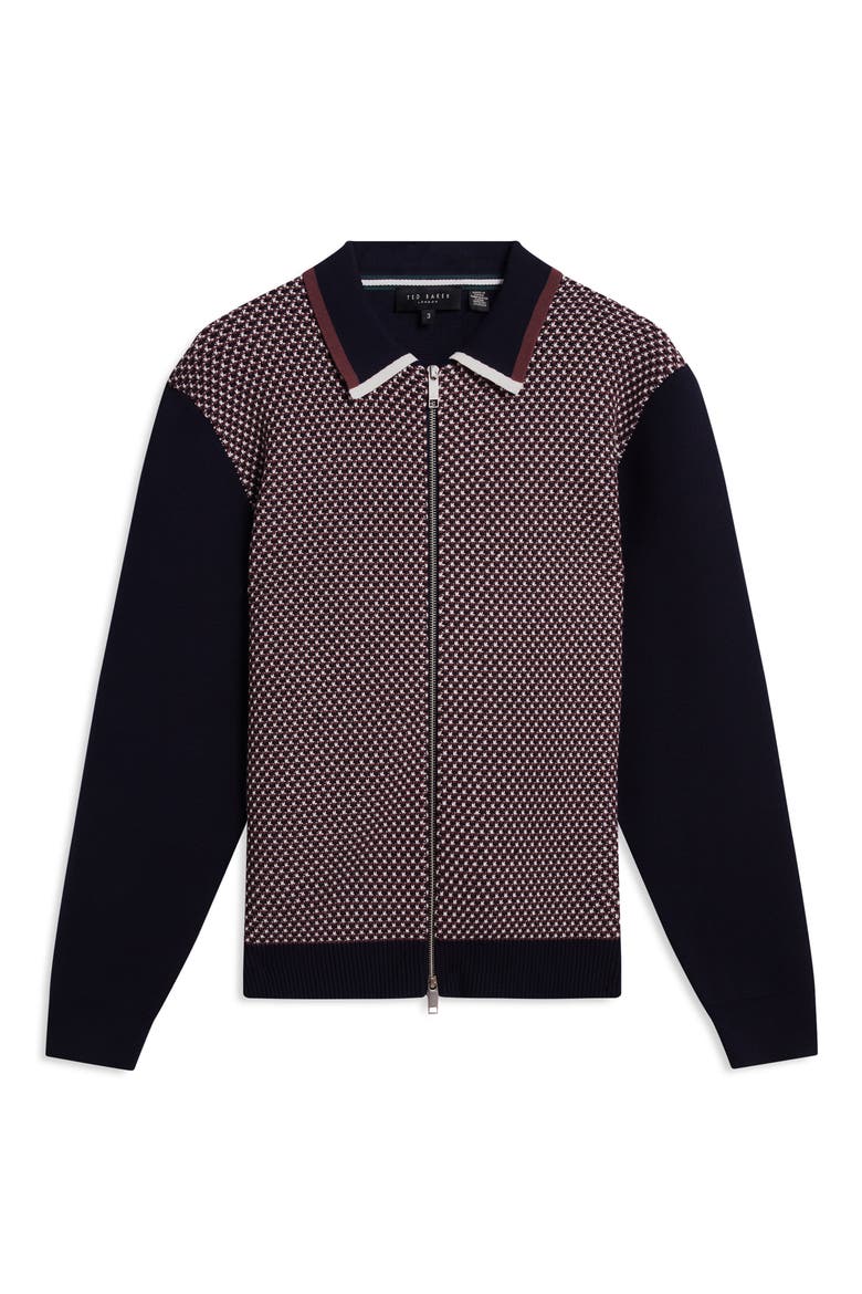 Mescal Full Zip Jacket, Alternate, color, NAVY