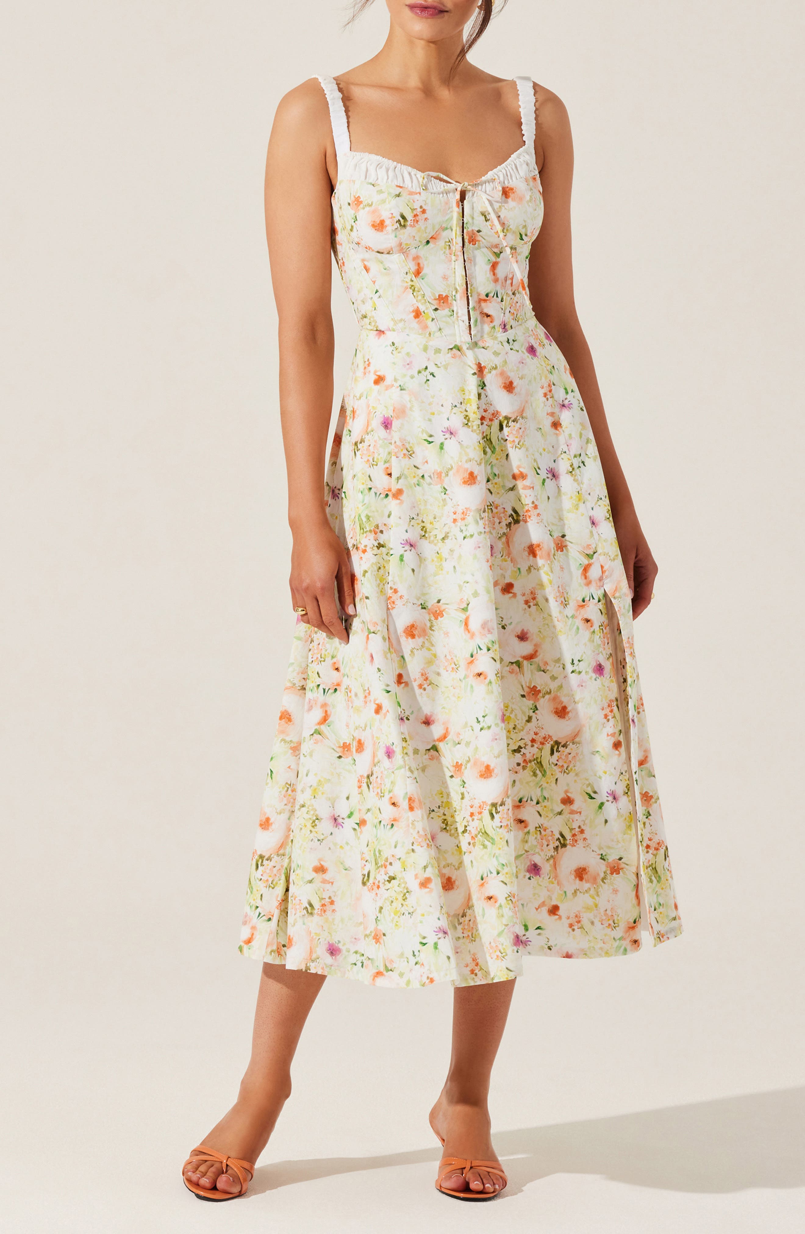 ASTR the Label Julietta Floral Cotton Dress