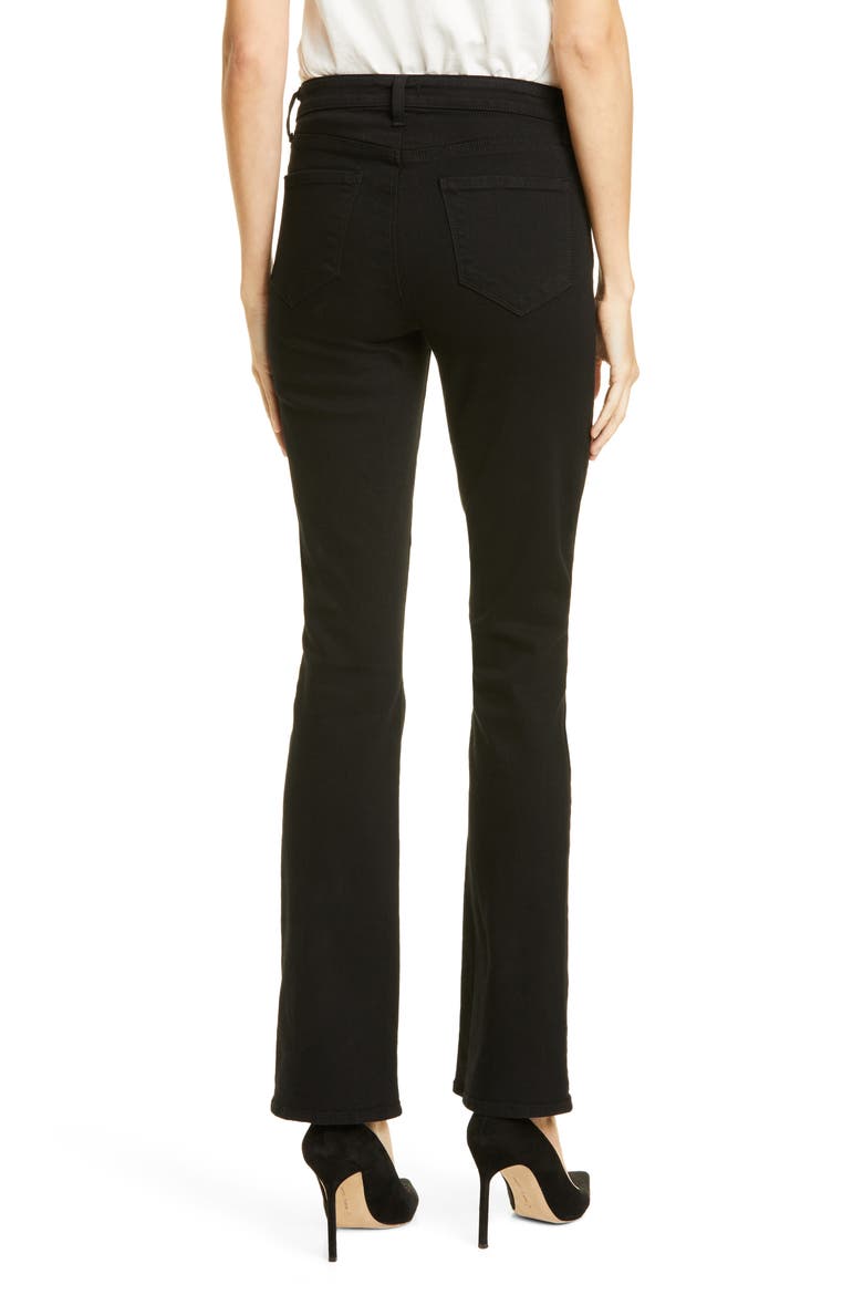 Oriana Straight Leg Jeans, Alternate, color, NOIR