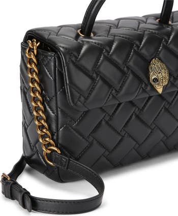 Kensington Quilted Leather Top Handle Bag