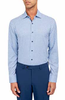 W.R.K Squiggle Geometric Print Performance Dress Shirt